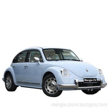 The new electric car is a high-quality four wheel five seat 500km rechargeable adult electric car that sells well